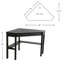 Bureau d'ordinateur de coin Wardboro