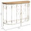 Sunfield 109cm Solid Wood Top Console Table