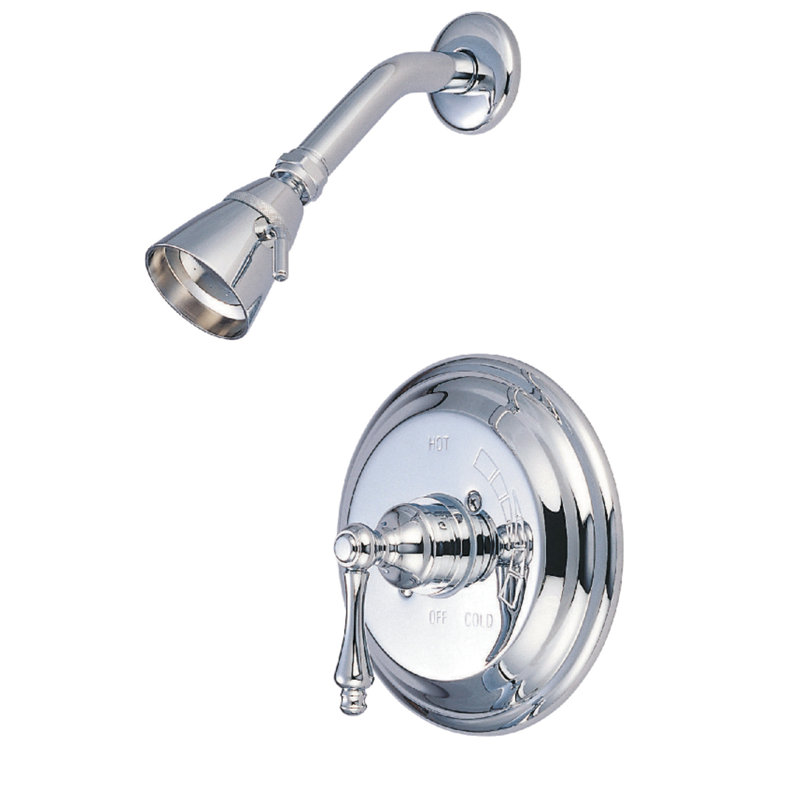Robinet de douche à pression équilibrée à poignée simple Kingston, garniture seulement