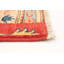 Tapis unique rouge / bleu en laine noué à la main de style années 2010 de 8 pi 1 po x 10 pi Qaiden