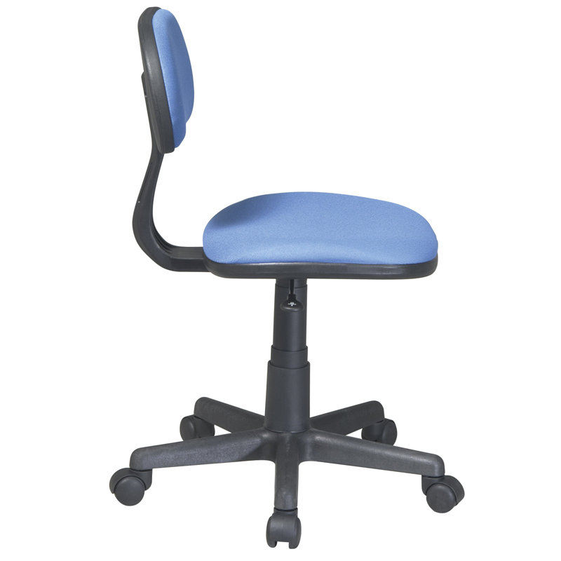 Polyester Blend Task Chair, Blue