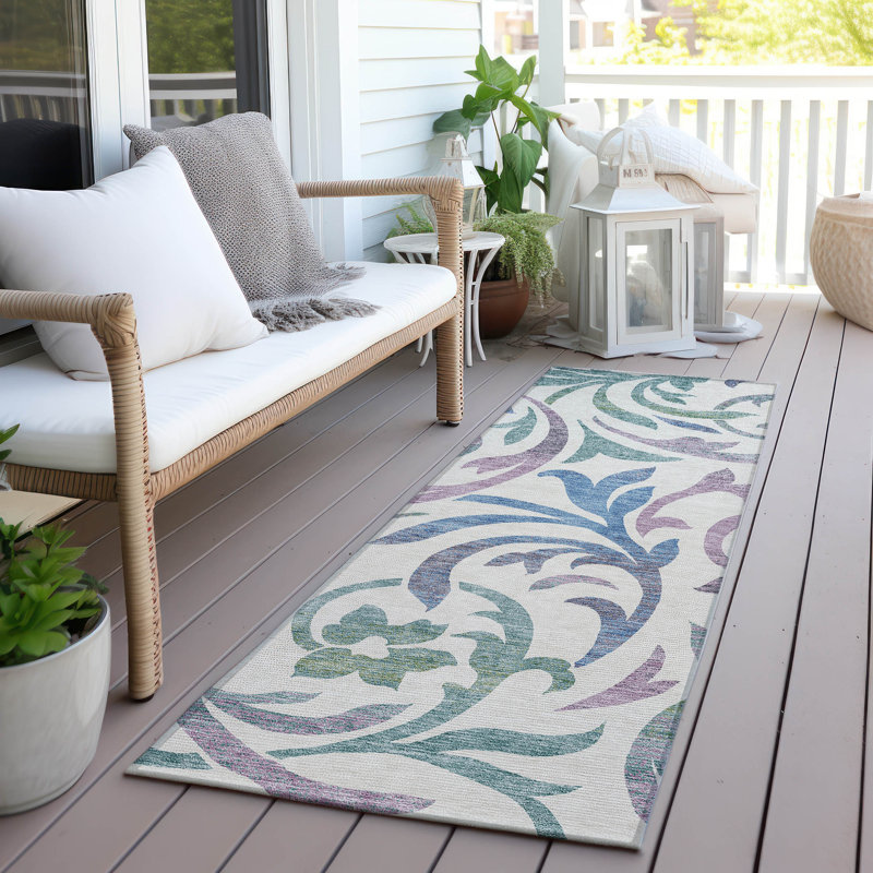 Washable Indoor / Outdoor Rug, Runner 2'3" x 7'6"