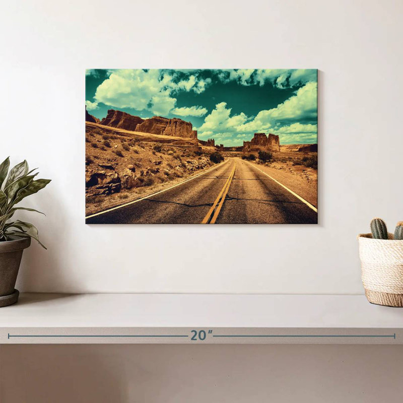 Mehar Retro Desert Road, H 8 po x l 12 po