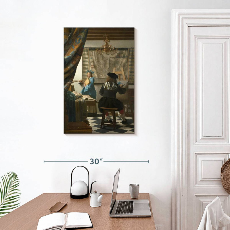 Leisha The Artist's Studio, 30" H x 20" W