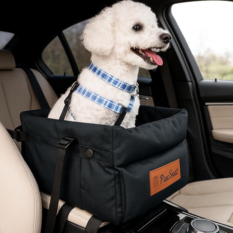 Siège d'appoint et transporteur pour animaux de compagnie PawSeat®, Noir