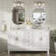 Miroir de salle de bain ovale sans cadre biseauté Pearlette-901483907