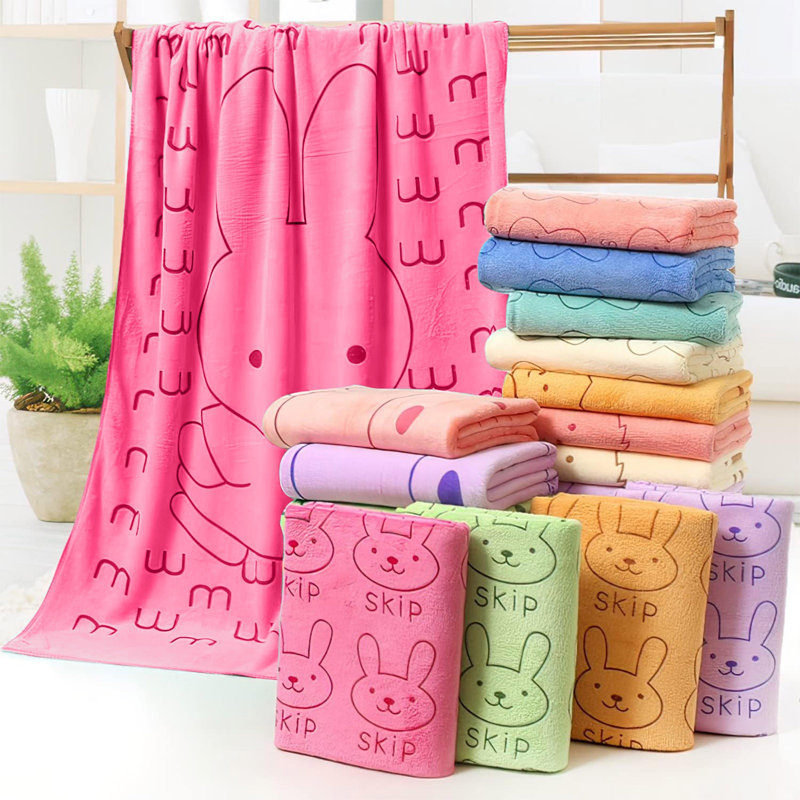 70X140CM Microfiber Bath Towel Beach Towel Absorbent Dry Large Towel Printed Swimming Bath Towel, A