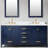 72'' Double Bathroom Vanity with Quartz Top-1011938990
