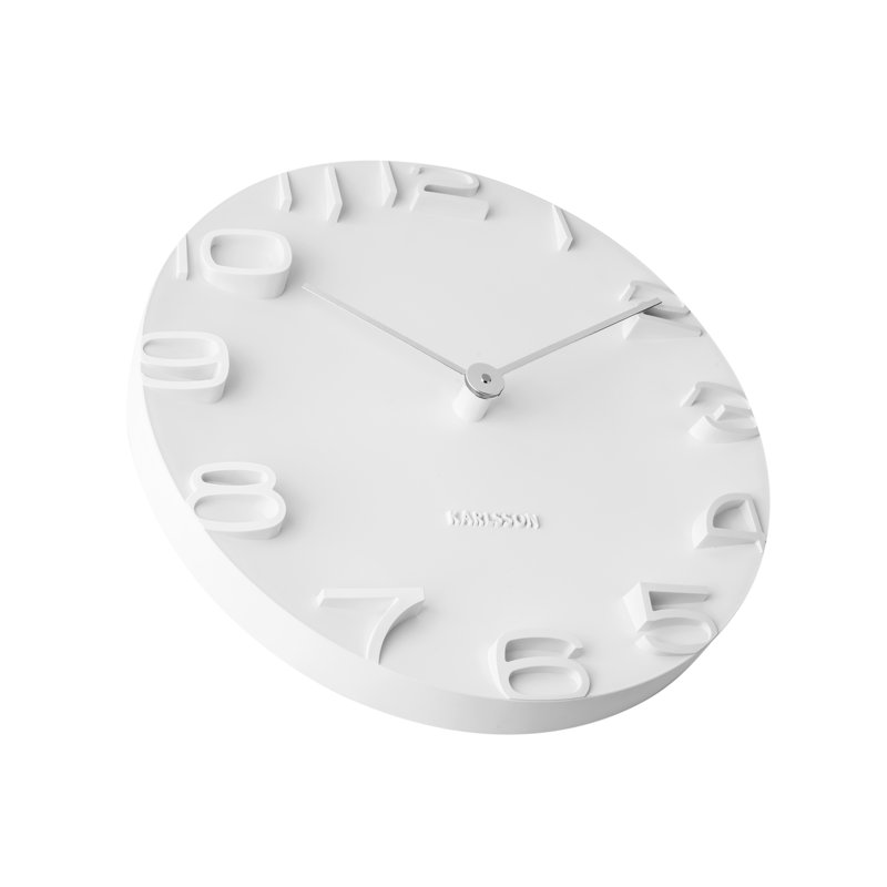 Wall Clock, White