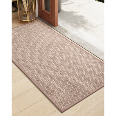 Melio Chevron Polyester Doormat