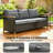 Comfort Couch Sofa,Wicker Outdoor Sofa,Deep Seat Sofa