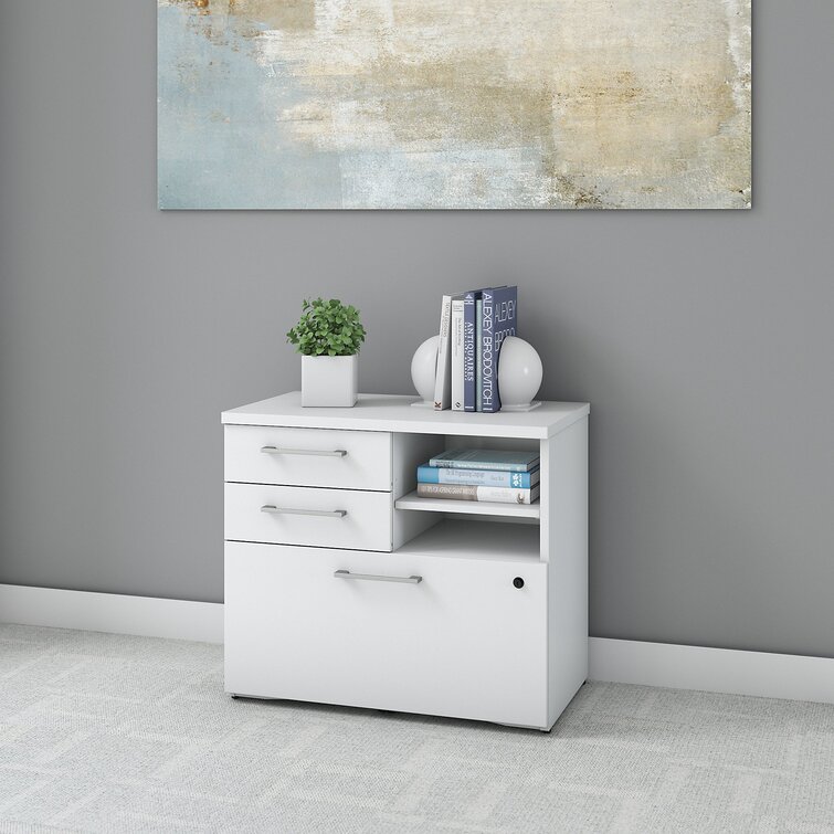 400 Series 29.72'' Wide 3 -Drawer Mobile File Cabinet