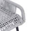 Tabouret de bar d'extérieur gris clair La Push, ensemble de 2-1114125807