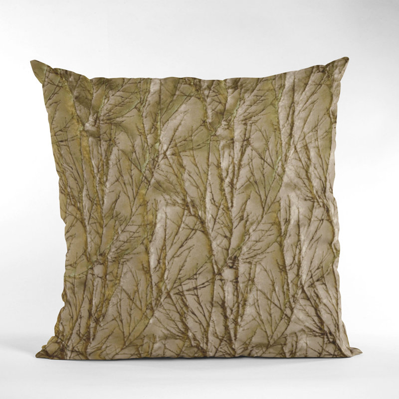 Coussin rectangulaire en tissu Plutus Yarns, Bronze bruni, 20 po x 26 po