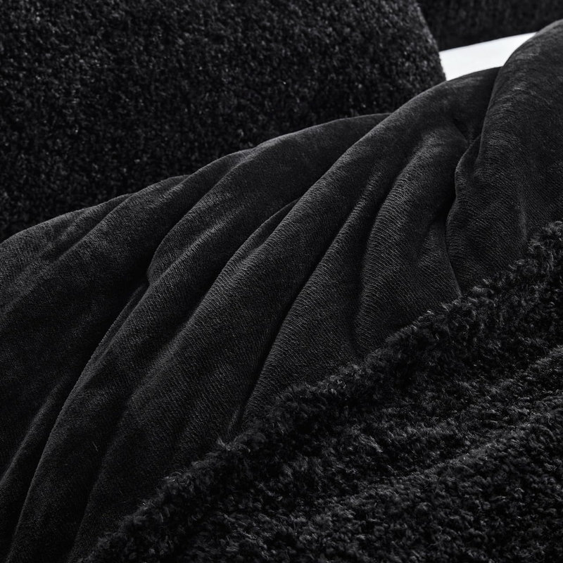 Ensemble de housse de couette surdimensionné Oh Em Gee - Coma Inducteur, Noir, noir, noir, noir