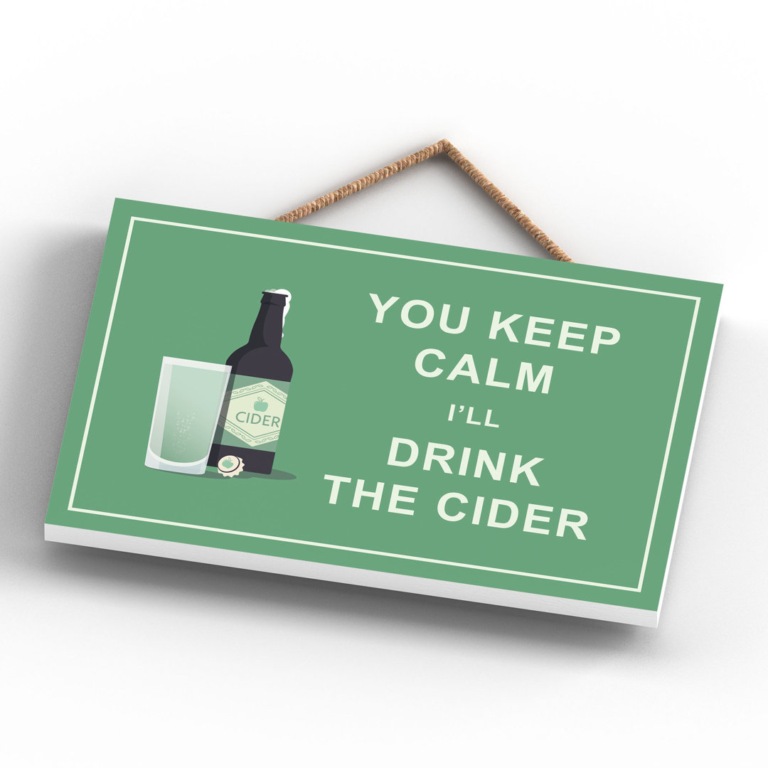 KEEP CALM CIDER 120X185