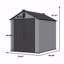 Remise de rangement en plastique pour jardin