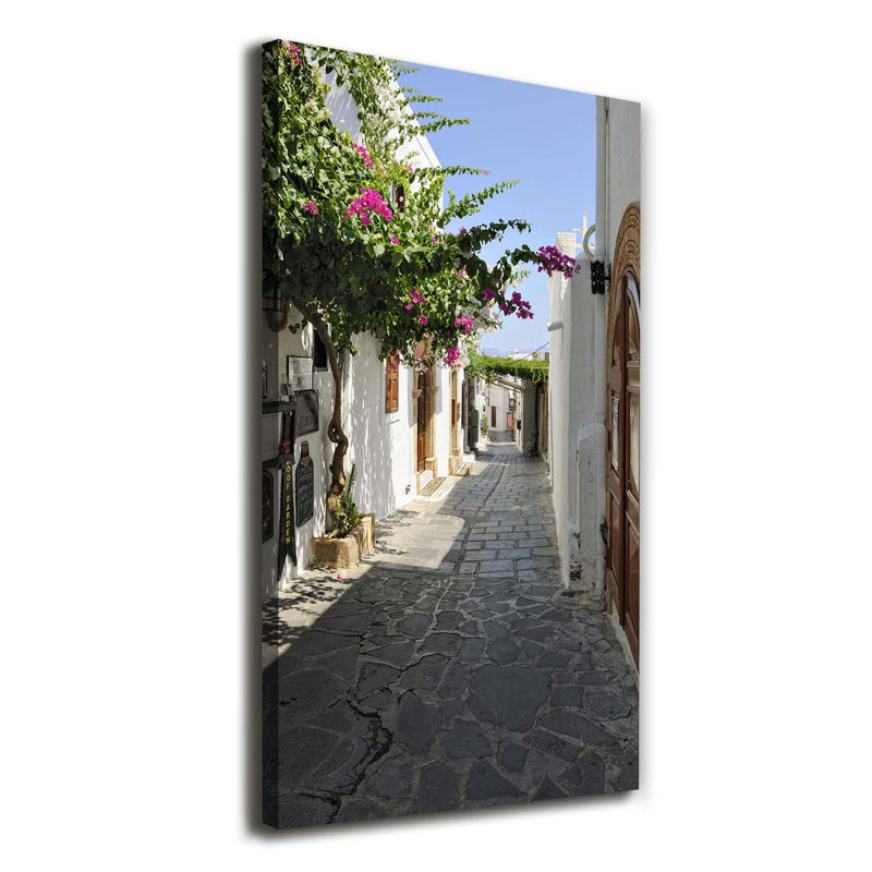 A Charming Path - Wrapped Canvas Print