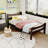 Abbotsholme Wood Low Profile Platform Bed-2031509054