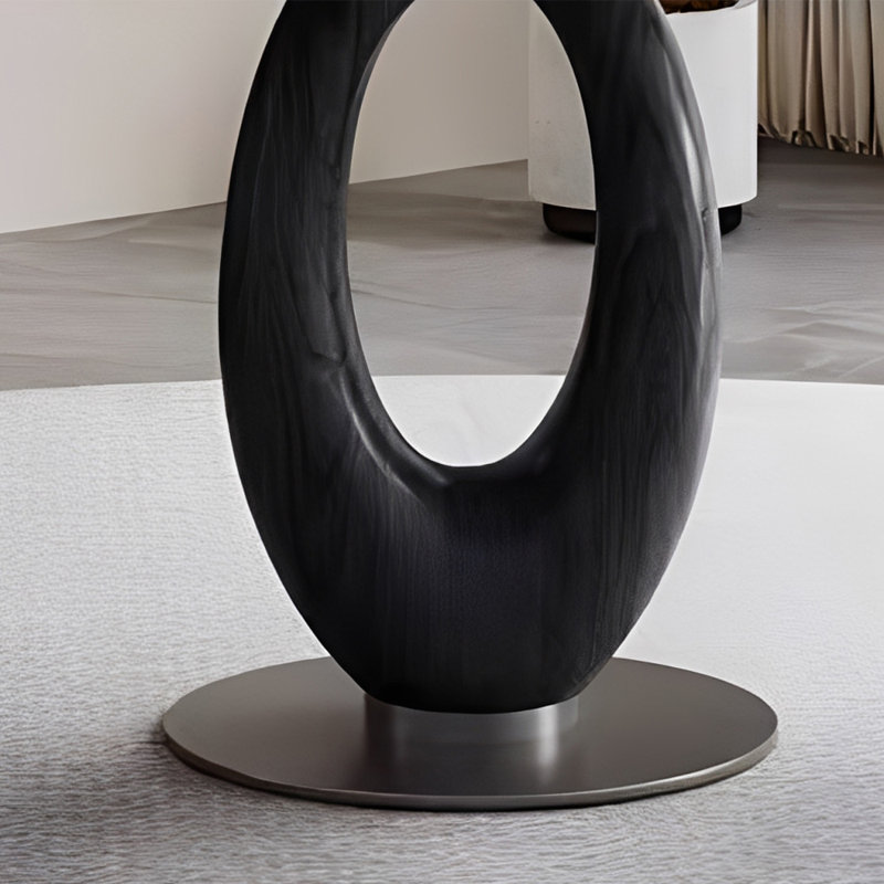 Table de salle à manger simple, luxueuse et haut de gamme, 29.52”H x 47.24”L x 47.24”W