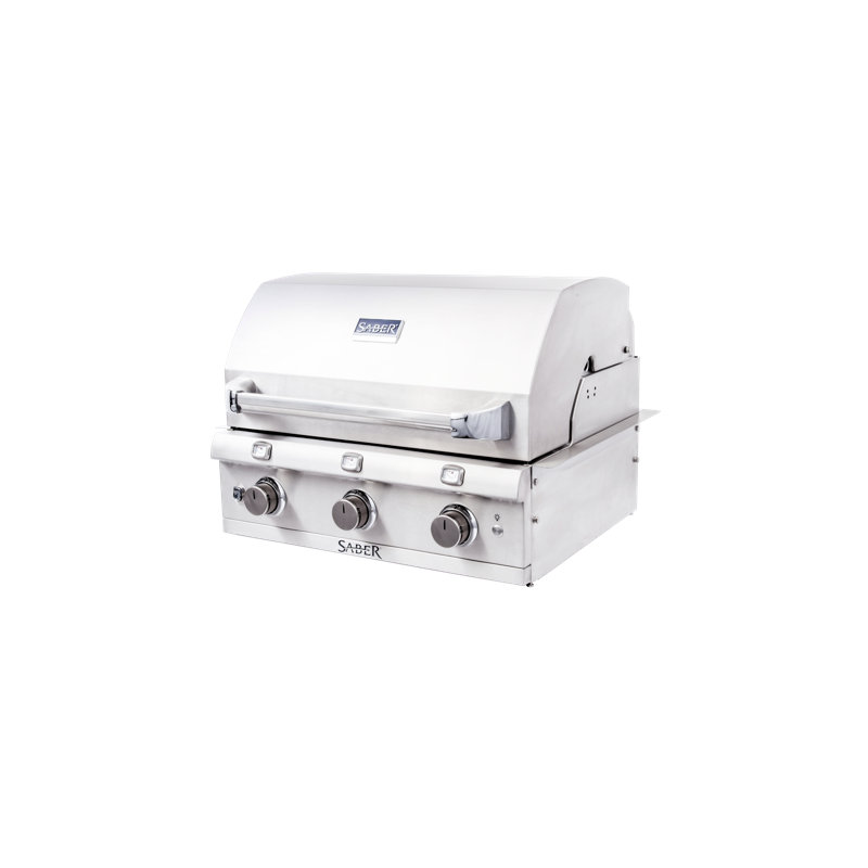 Saber 3-Burner Built-In Natural Gas Grill