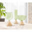 Qualia Glass Venice Wine Set of 2 - Peach/Green-129245568