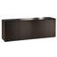 Manhattan 237, Medium Walnut, Matte Taupe Glass Top-636214012-636214014