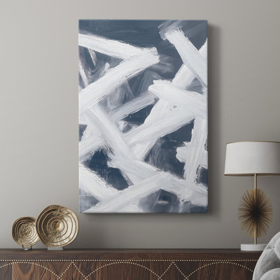 Toile tendue avec châssis abstrait XXV III