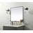 Valparaiso Metal Square Wall Mirror-368463557-368463552