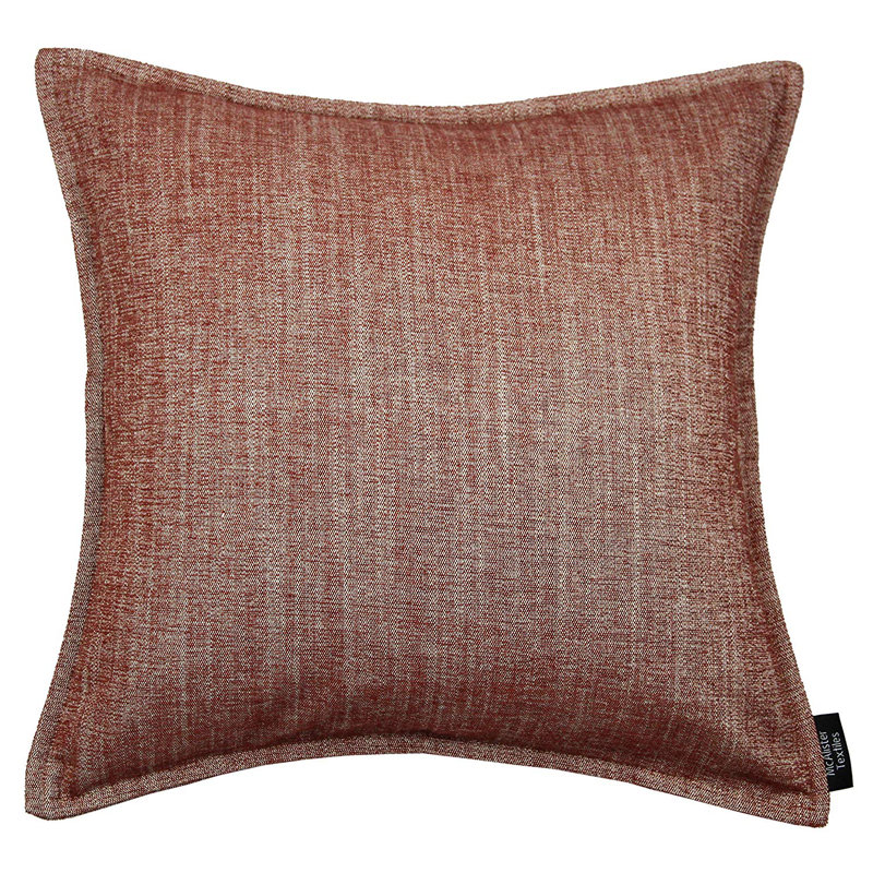 Cyrus Square Cushion Cover, 43 x 43cm, Brown