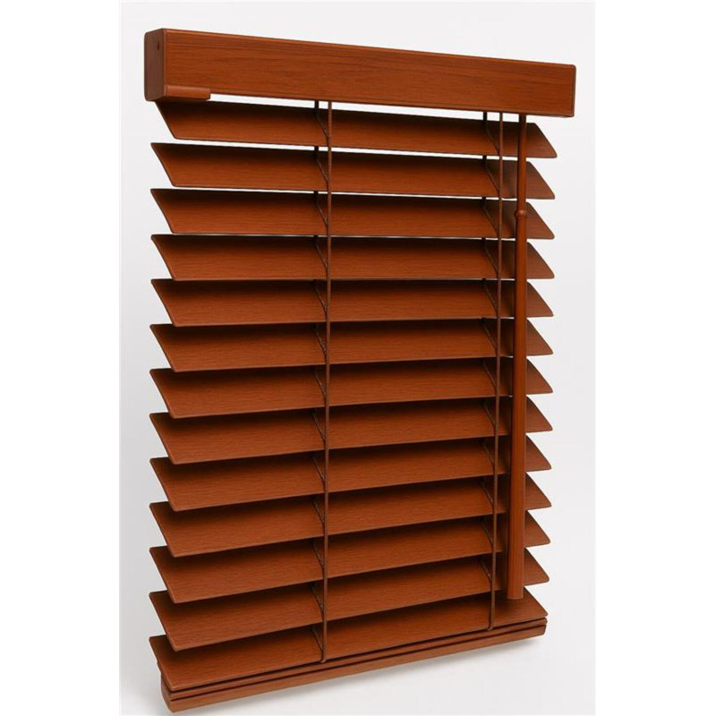 PVC Room Darkening Venetian Blind, 213 cm L x 150 cm W, Walnut