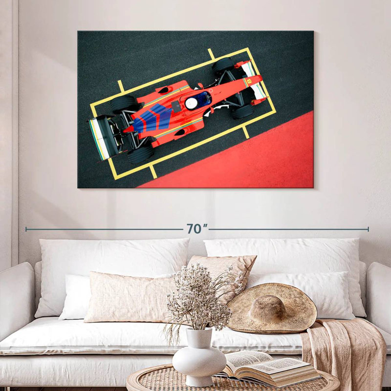 Voiture de formule rouge Mehar