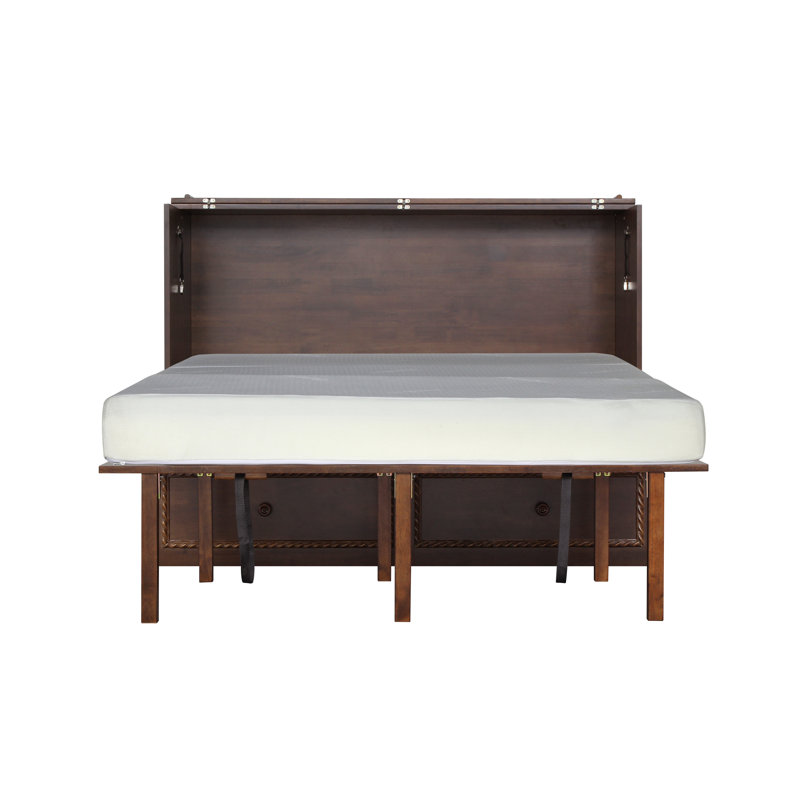 Huldah Murphy Storage Bed, Dark Walnut