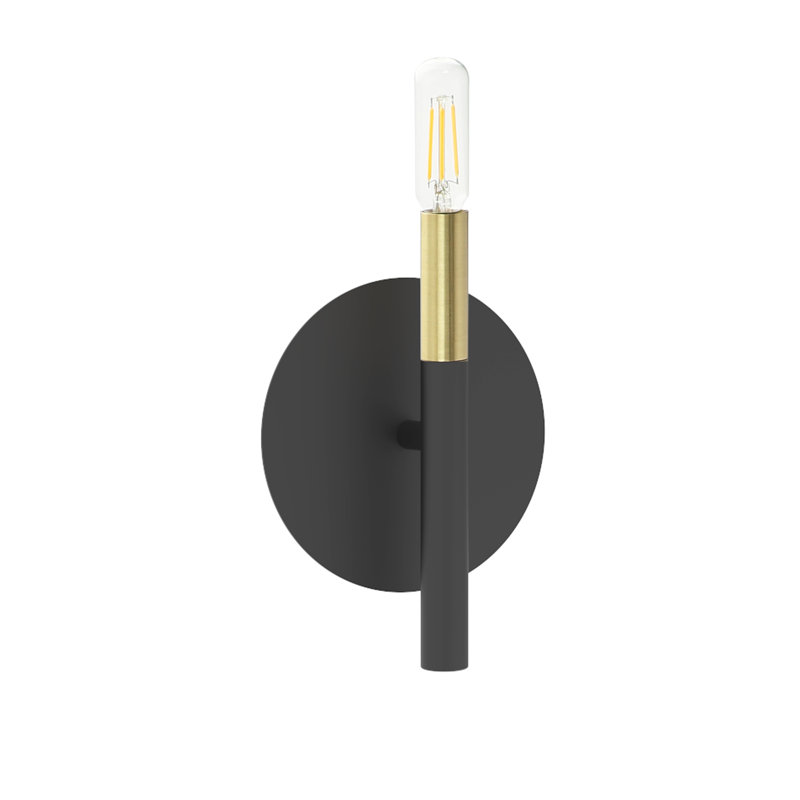 Wallchiere, Matte Black/Aged Brass