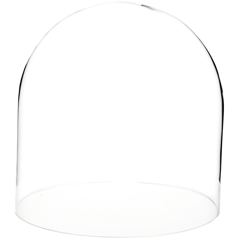 Cloche à dôme en verre 11,75 "x 12" Vucciria, Pas de base