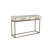 Venissa 55" Wide Mahogany Console Table, Cream