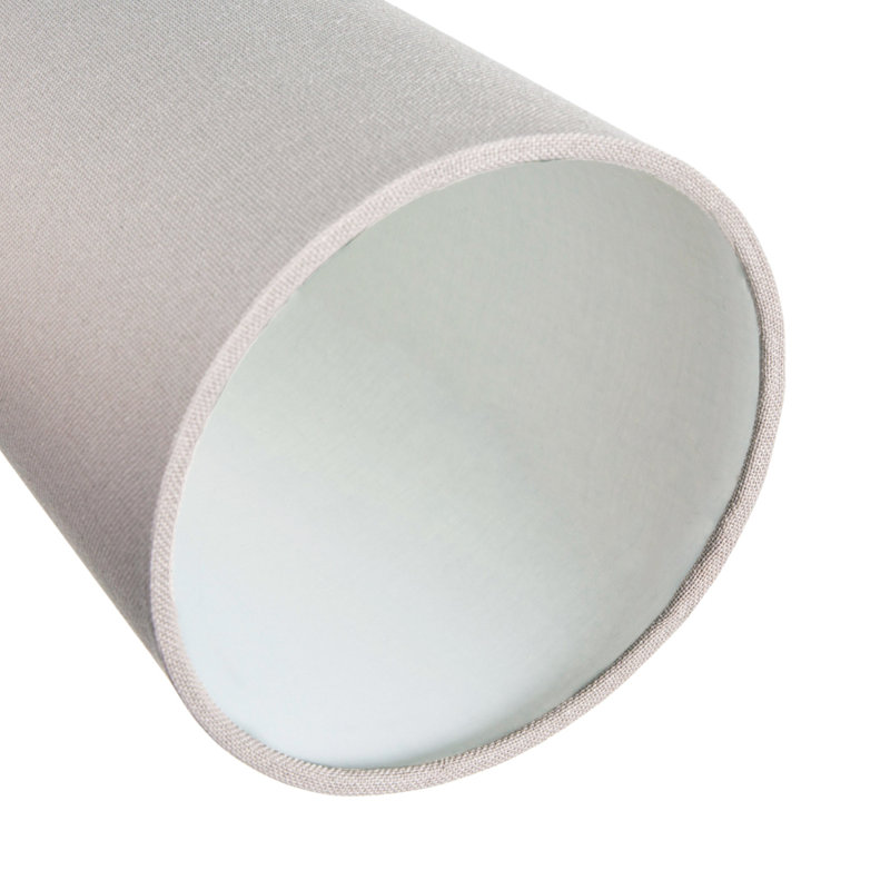 Contemporary and Stylish Linen Fabric Lamp Shade, Grey