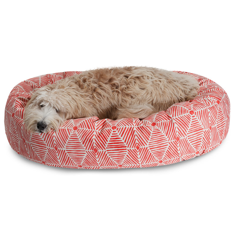 Charlie et Sherpa Bagel Donut, Saumon, Petit (H 7 po x l 19 po x P 24 po)