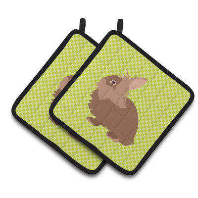 Cuisinier poignée lapin lionhead caroline de la trésors