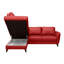 Migues Genuine Leather Corner Sofa with Sleeping Function and Storage-829276632-829276633