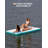 Inflatable Floating Dock Air Dock Platform Floating Island Raft with Rope Ladder Non-Slip Surface Swimming Water Platform for Pool Beach Ocean-115171293