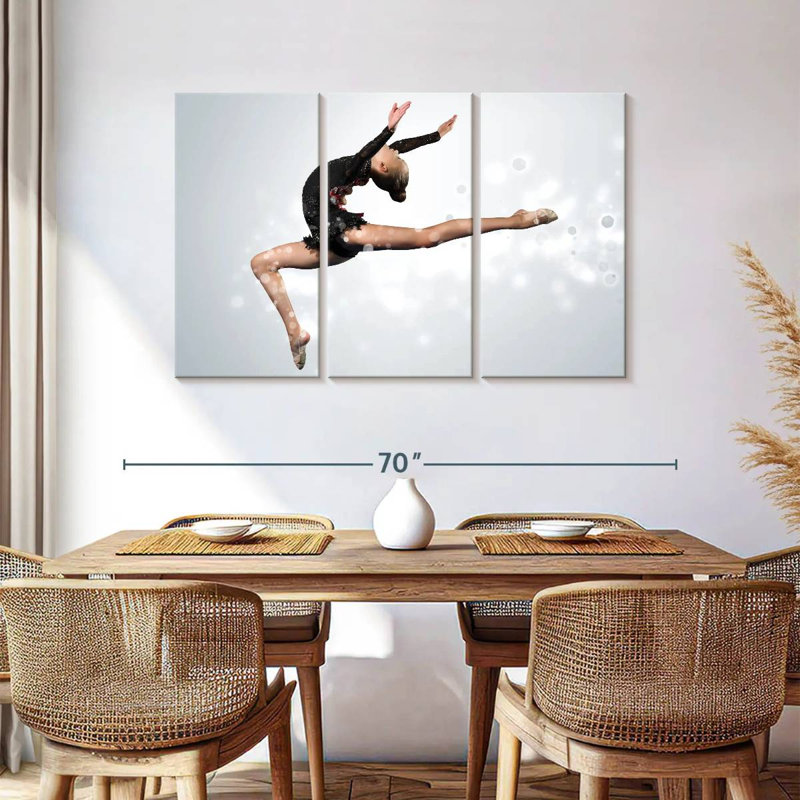 Fille de gymnastique Sireci, H 36 po x l 57 po