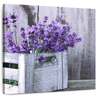 Arrangement de lavande rustique
