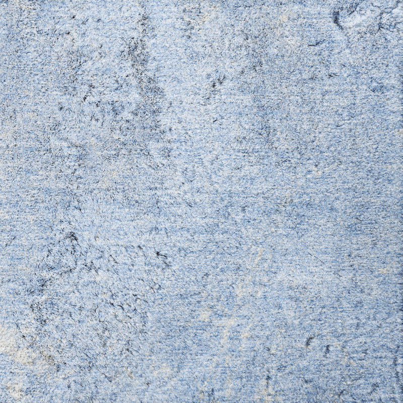 Tapis à bordure à poils longs de qualité supérieure lavable à la machine ADS188, Bleu, 2 pi 6 po x 3 pi 10 po
