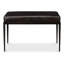 Duke Ridged Leather Bench