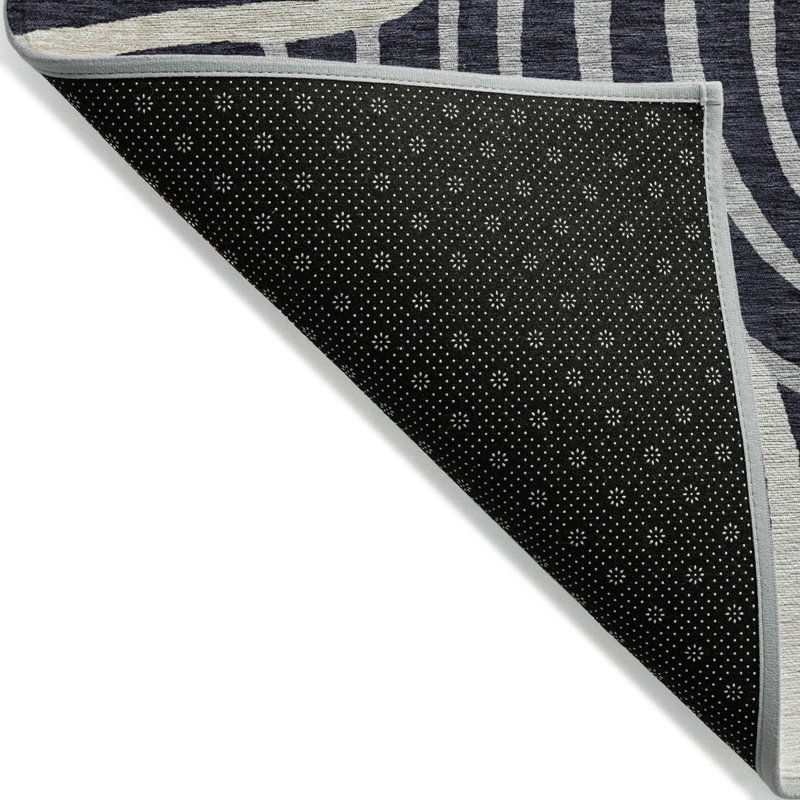 Tapis de porte d'extérieur antidérapant Leis, Rectangle 1 pi 8 po x 2 pi 6 po
