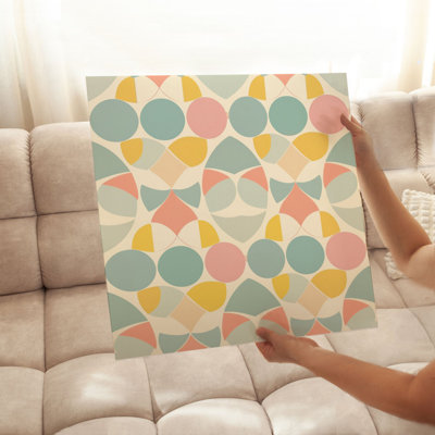 Abstract Retro Groovy 70s Pattern XVIII Retro Unframed Art Print