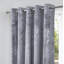 Marble Splash Effect Eyelet Blackout Thermal Curtains-884017740-884017715