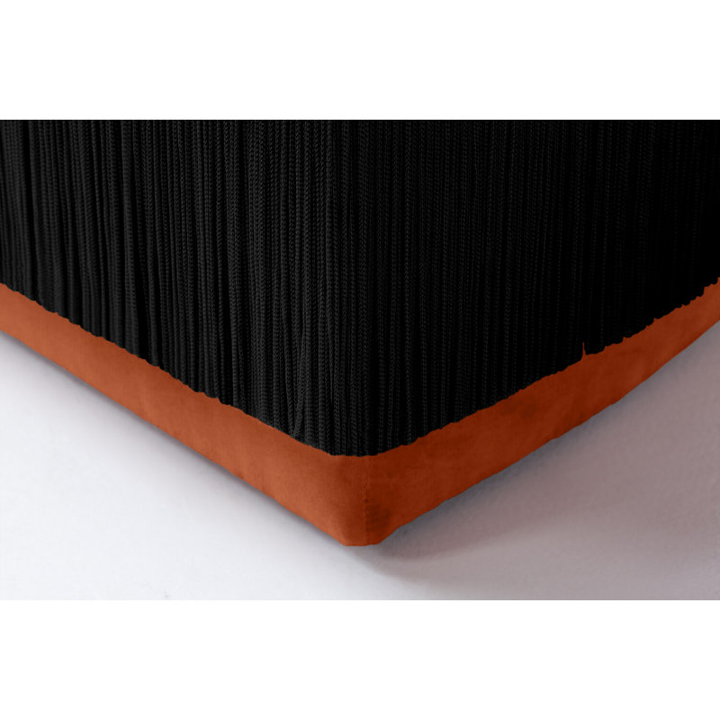 La Folie Barrel Chair, Fire Velvet