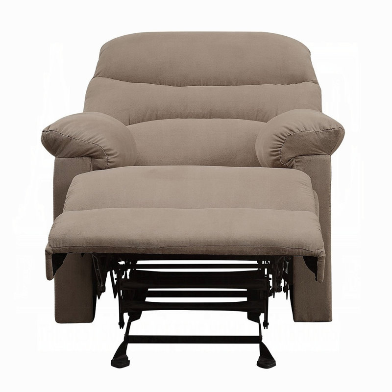 Fauteuil inclinable oscillant Arcadia Motion, microfibre brun clair